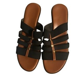 Black Strappy Sandals